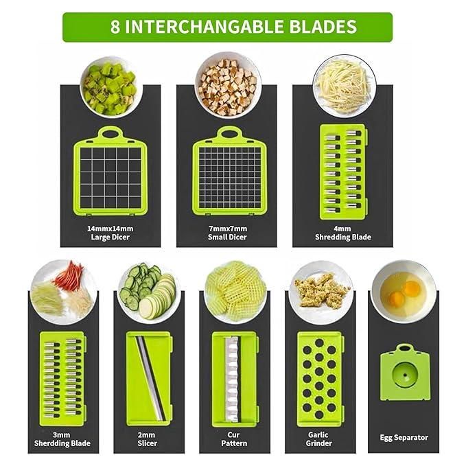 Hachoir à légumes multifonction 13 en 1
