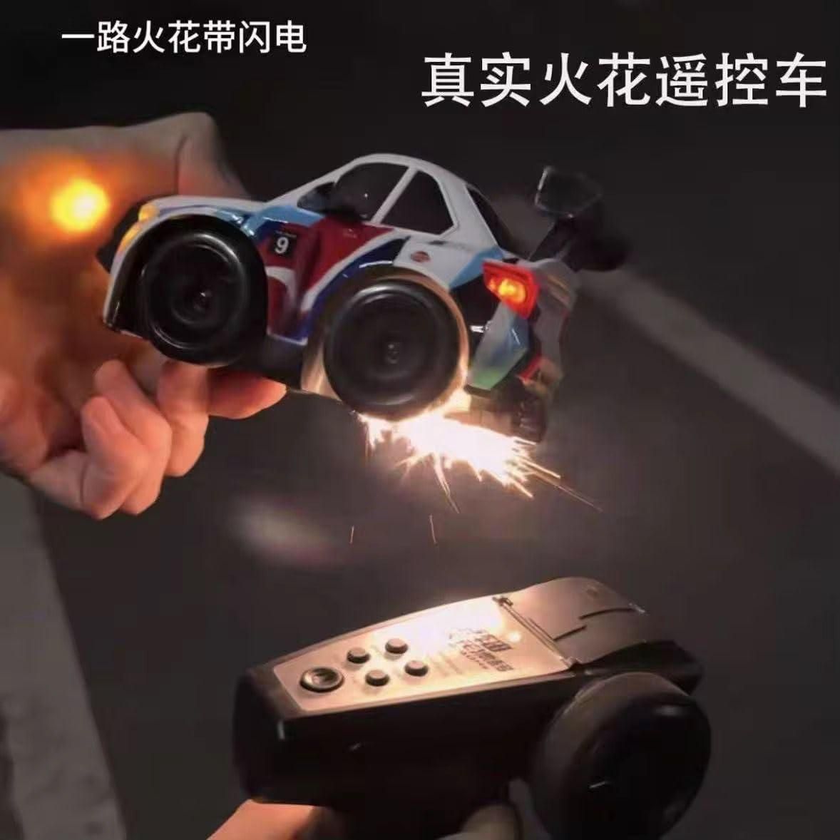 Voiture de drift radiocommandée haute vitesse avec effet d'étincelles
