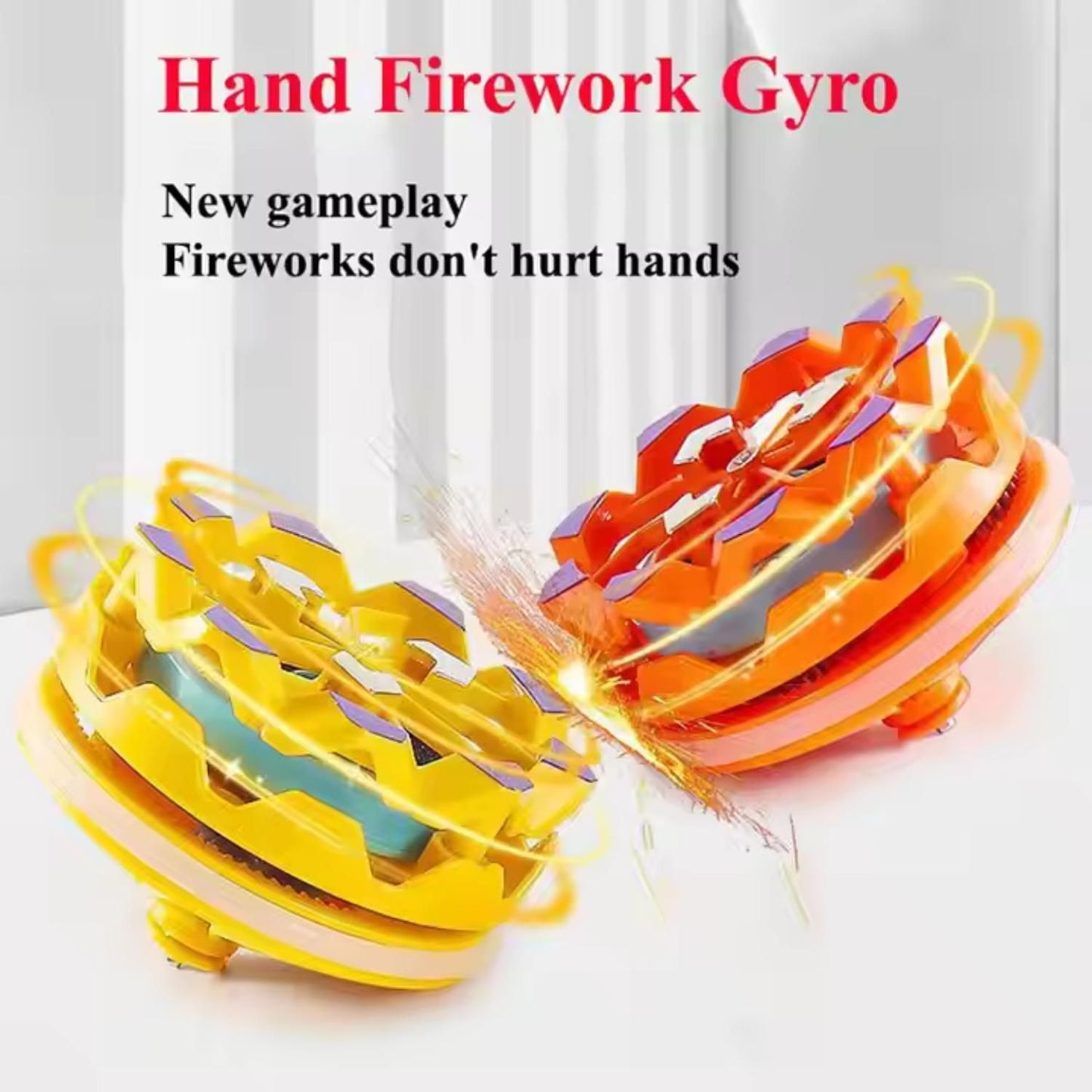 Jouet gyroscope portatif à tonnerre pour enfants (lot de 1)