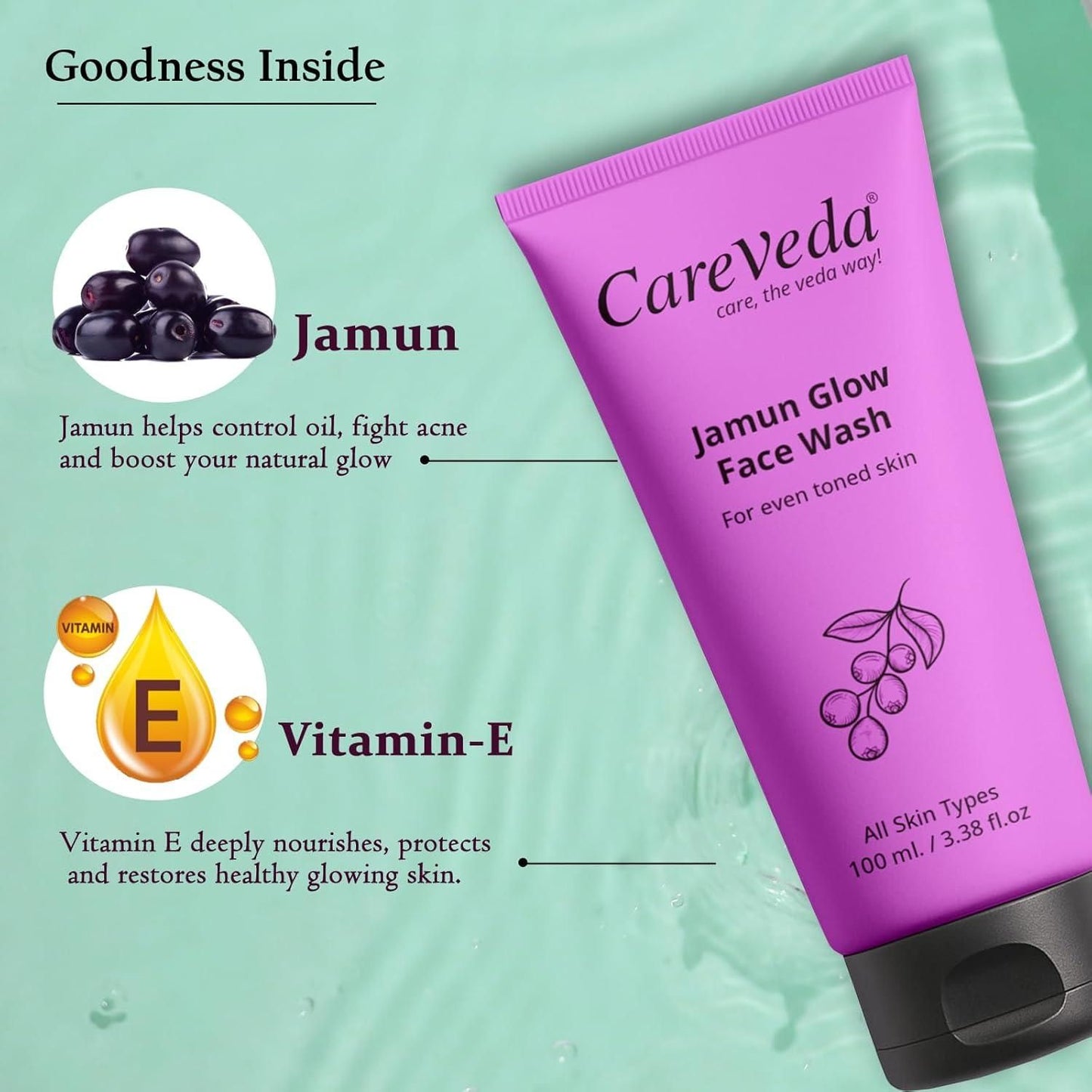 Nettoyant visage Jamun Glow 100 ml