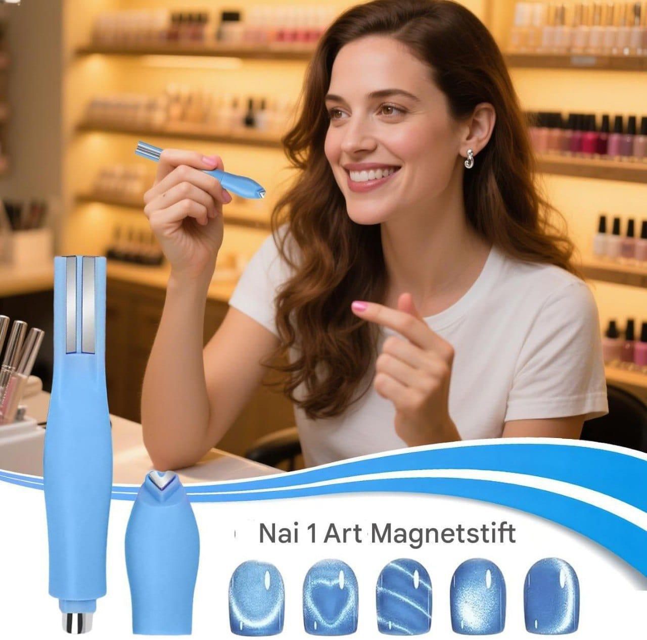 Outil magnétique polyvalent 3 en 1 pour ongles œil de chat (lot de 2)