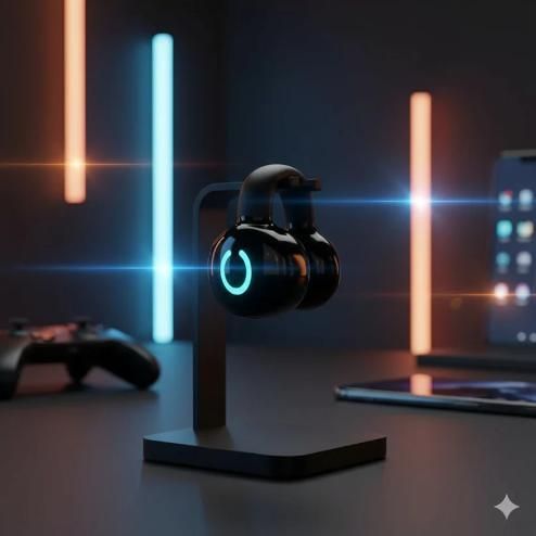 Écouteur Bluetooth à conduction osseuse - Conception stéréo mono-auriculaire à clip